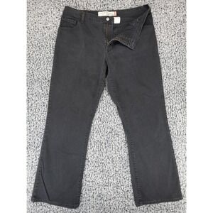 Levis 550 Relaxed Boot Cut Jeans Womens 16M Black Stretch 36x30